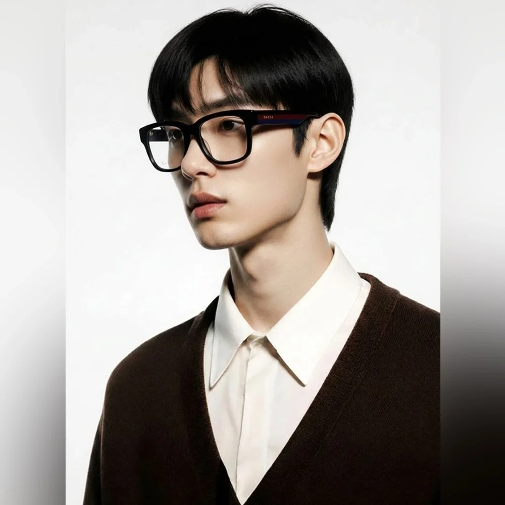 Gucci GG1303O 006  Black Square Acetate Eyeglasses